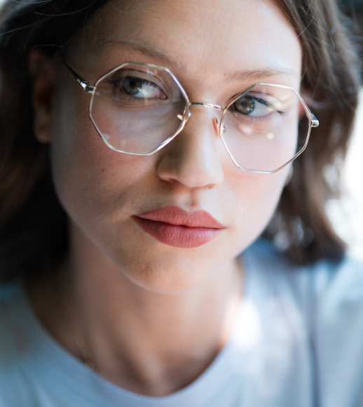 Miu Miu MU09XV VAU1O1 Oval Honey Yellow Tortoise Frame Eyeglasses