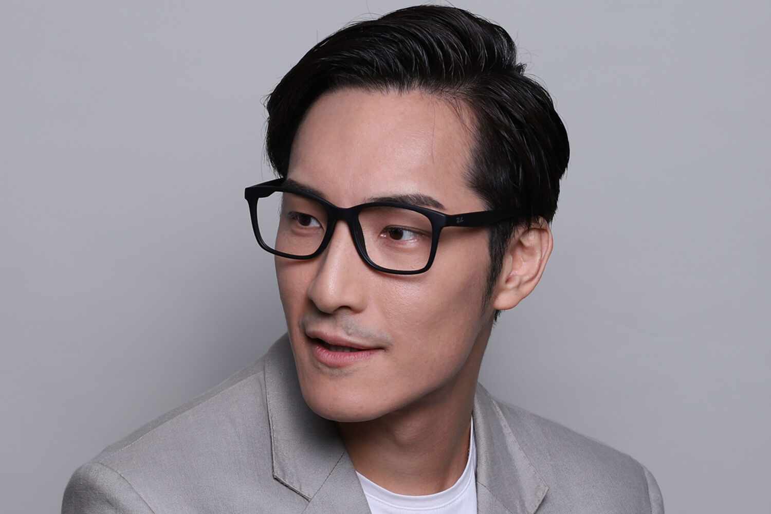 Ray-Ban RX7059D Asian Fit 5196 Square Black Frame Eyeglasses