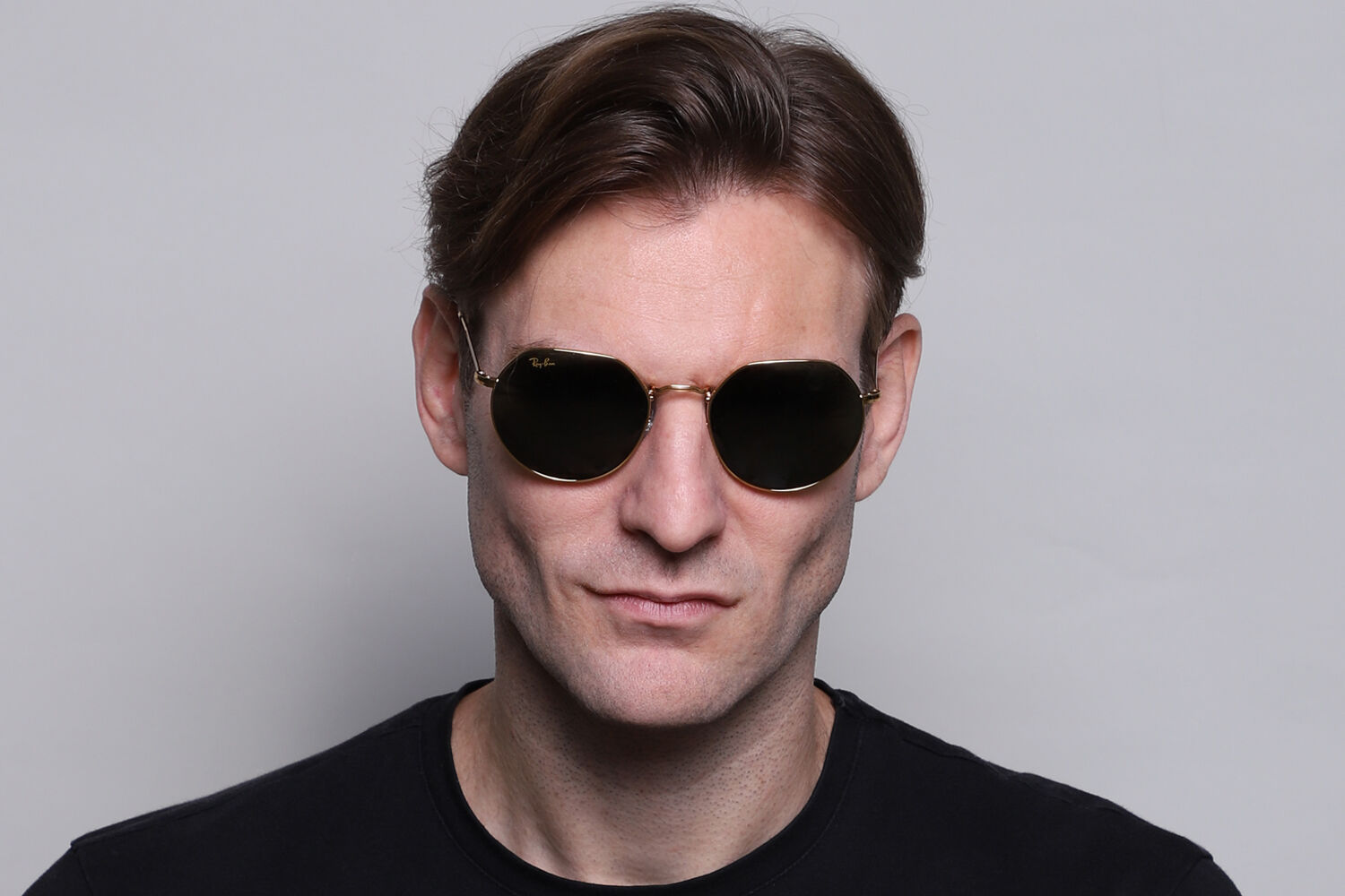 Ray Ban サングラス　RB3565 JACK Ray-Ban RB3565 Jack 919631 Oval Gold Sunglasses | SmartBuyGlasses