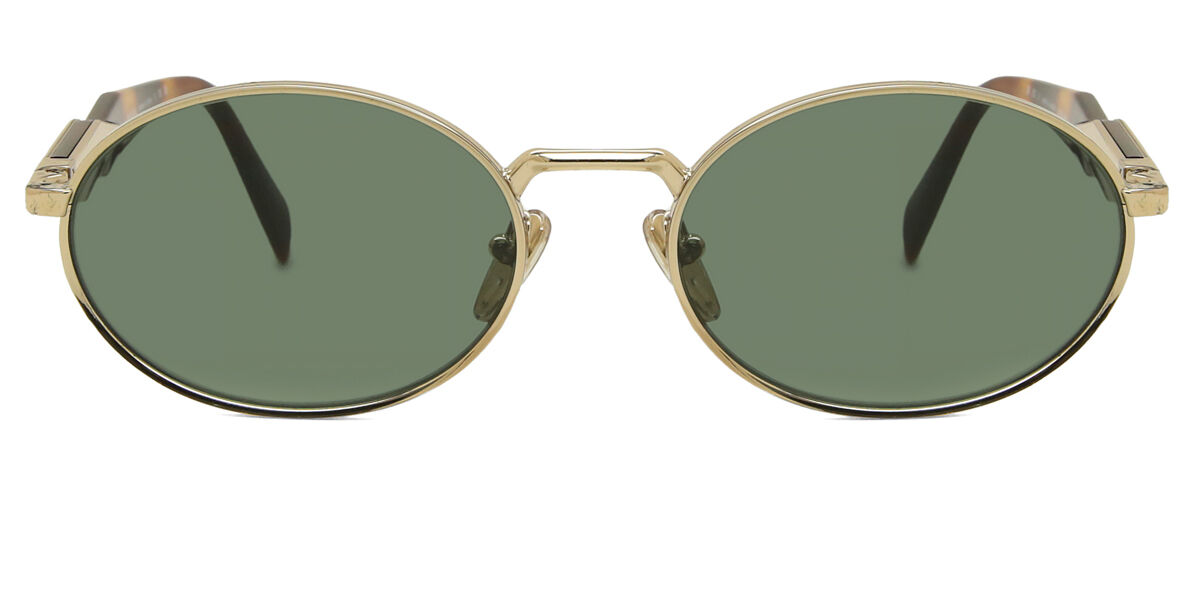 Prada PR 65ZS ZVN70L Oval Gold Sunglasses | SmartBuyGlasses Singapore
