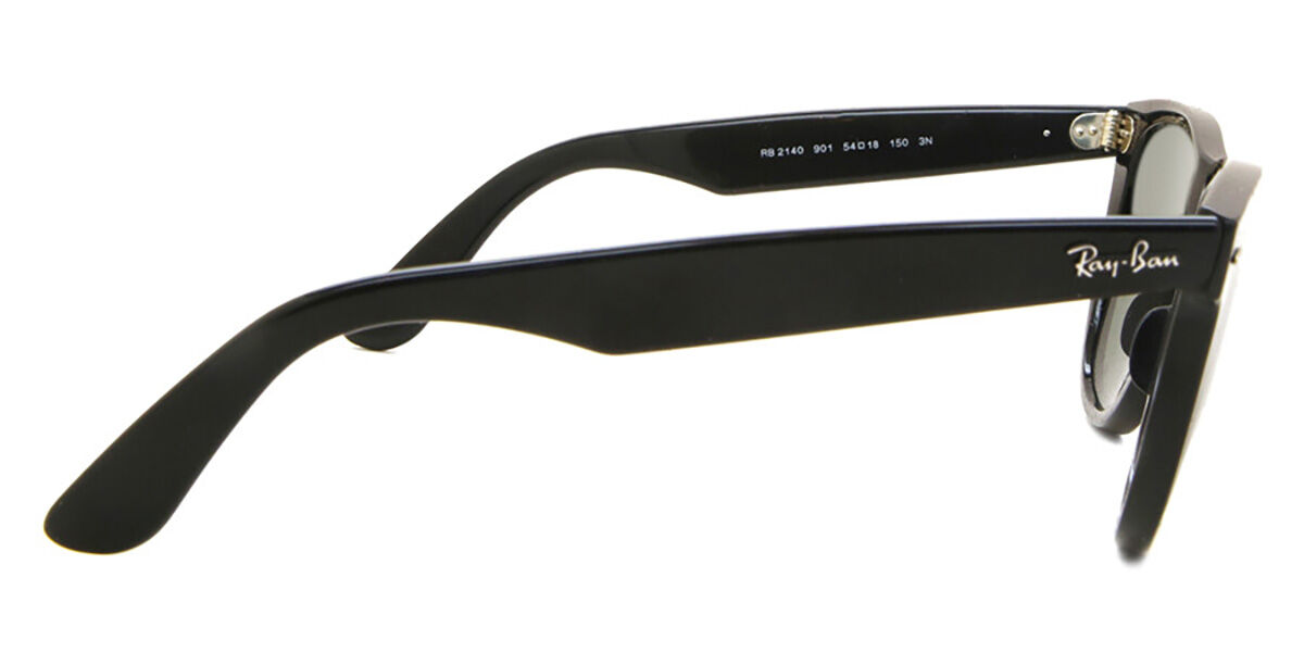 小物 Ray-Ban Wayfarer RB 2140-A Ray-Ban RB2140 Original Wayfarer 901 Square Black Sunglasses