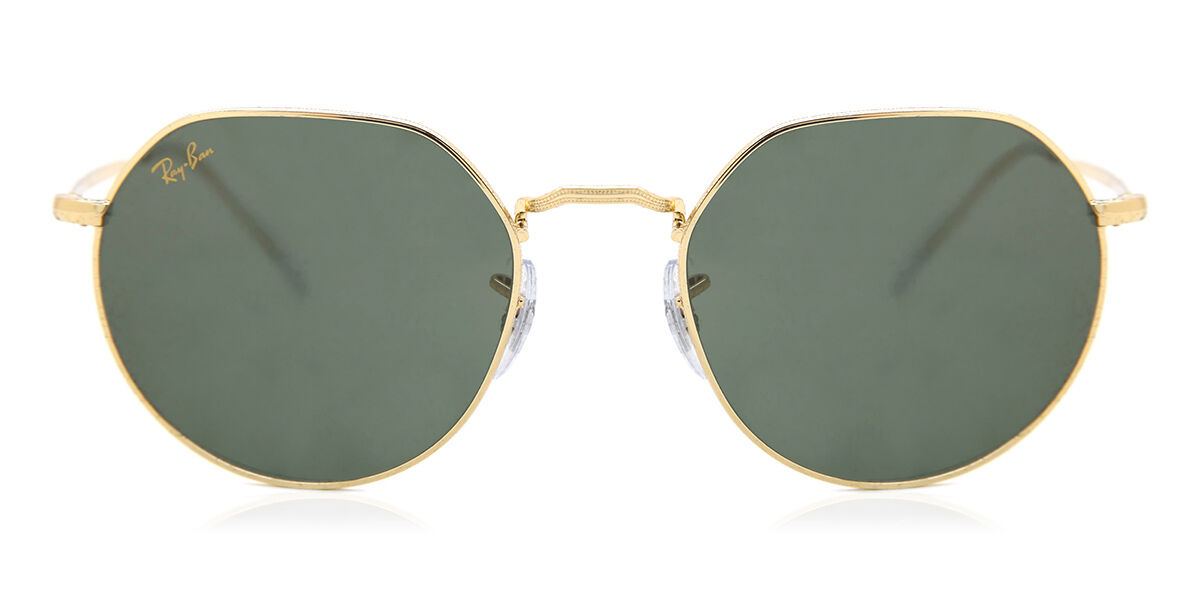 Ray-Ban RB3565 美品 Ray-Ban RB3565 Jack 919631 Oval Gold Sunglasses | SmartBuyGlasses