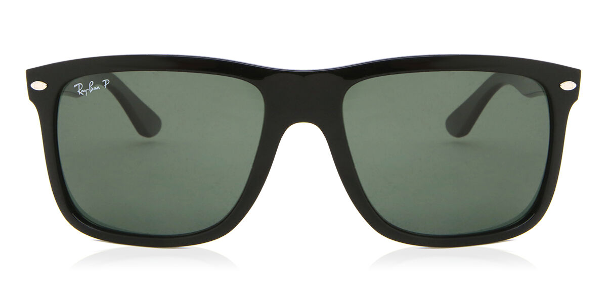 【超美品】Ray-Ban ORB4547F BOYFRIEND TWO Ray-Ban RB4547 Boyfriend Two Polarized 601/58 Square Black
