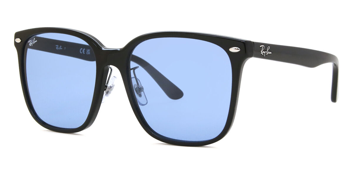 Ray-Ban RB2206D Asian Fit 901/72 Square Black Sunglasses