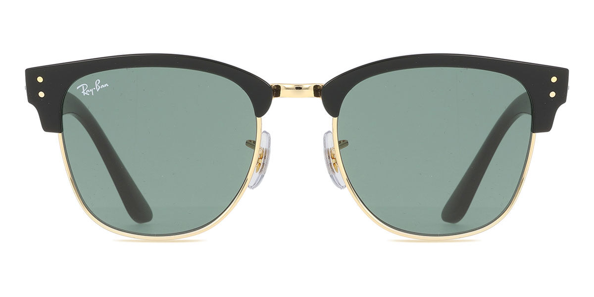 ほぼ未使用　Ray-Ban CLUBMASTER 0RBR0504S Ray-Ban RBR0504S Clubmaster Reverse 6677VR Browline Black on