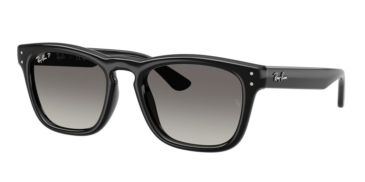 Ray-Ban RB4420 Polarized 601/9A Square Black Sunglasses