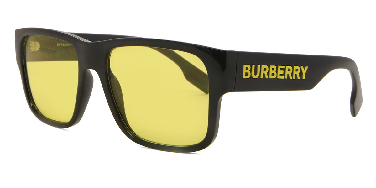 Burberry BE4358 KNIGHT 300185 Square Black Sunglasses