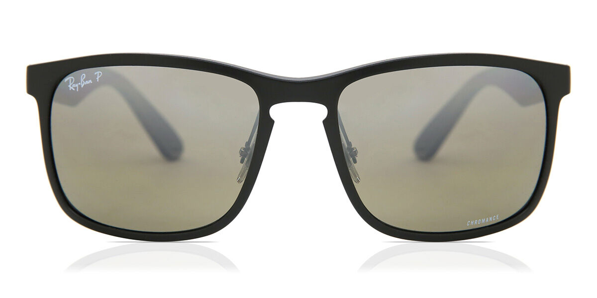 Ray-Ban RB4264 Chromance Polarized 601S5J Square Black Sunglasses