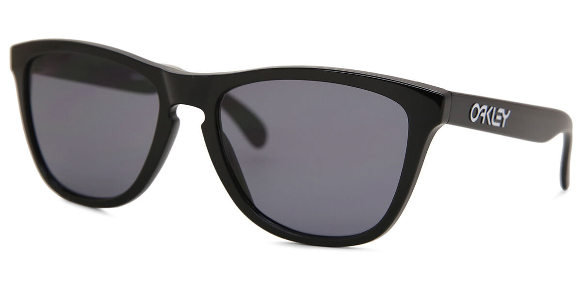 Oakley OO9013 FROGSKINS 24-306 Square Polished Black Sunglasses