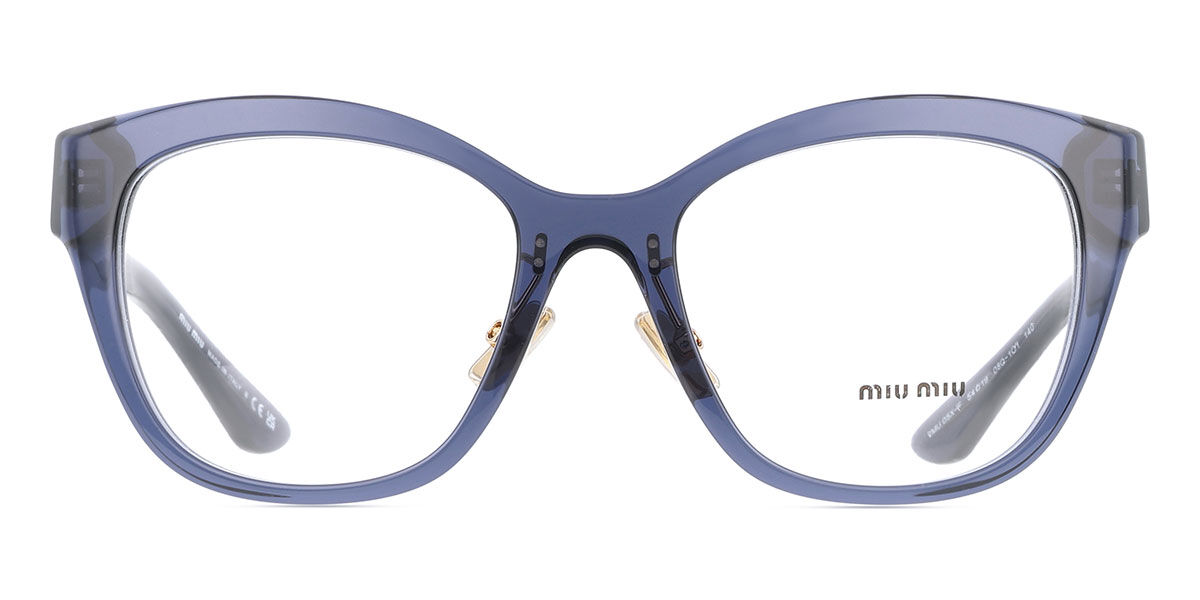 Miu Miu MU05XVF Asian Fit VAU1O1 Cat Eye Dark Tortoise Frame
