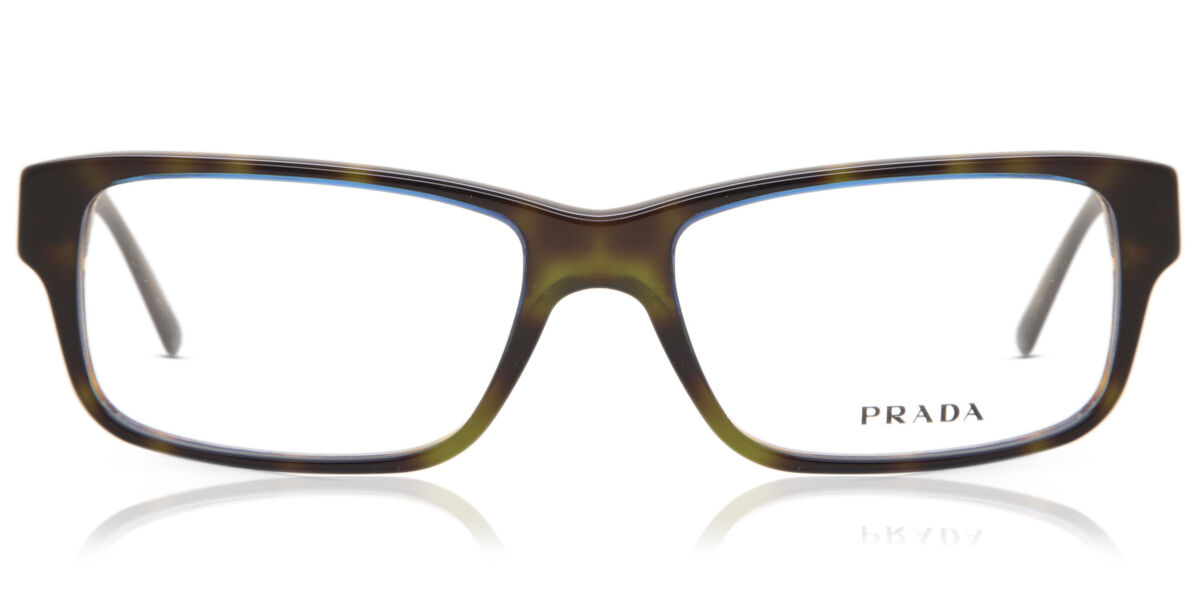 Prada PR 16MV ZXH1O1 Rectangle Tortoise Frame Eyeglasses