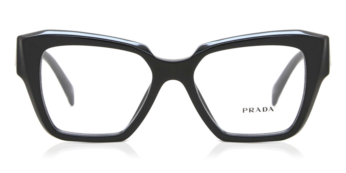 PRADA ちびゃん Prada PR 09ZV 1AB1O1 Cat Eye Black Frame Eyeglasses