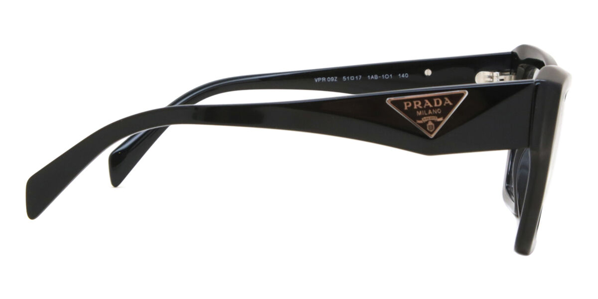 Prada PR 09ZV 1AB1O1 Cat Eye Black Frame Eyeglasses