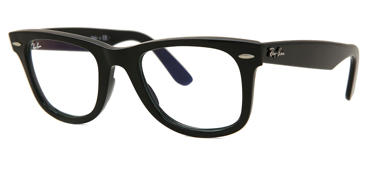 Ray-Ban RB2140 Wayfarer 901/5F Square Shiny Black Frame Eyeglasses
