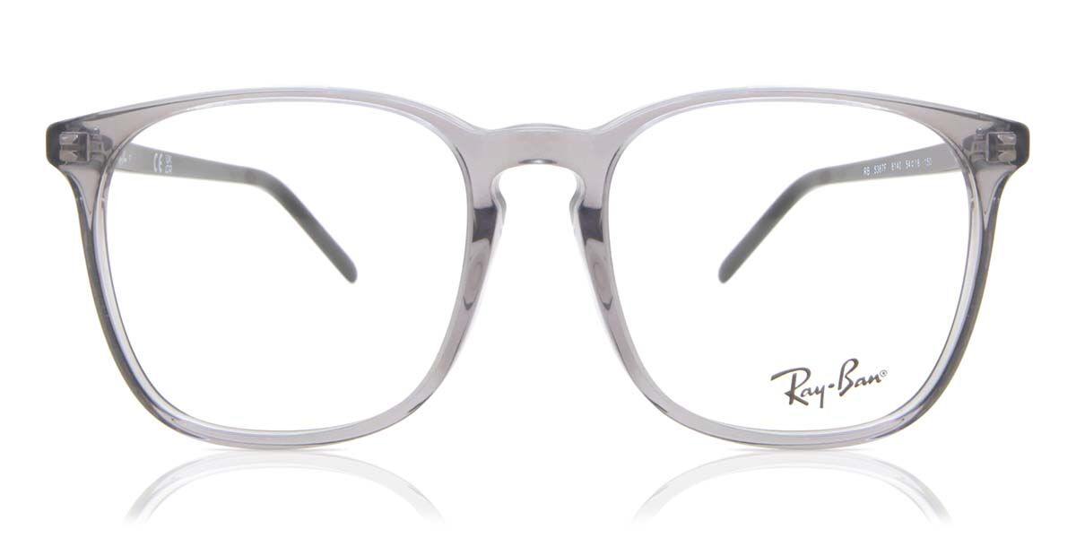 Ray-Ban RX5387F Asian Fit 2000 Square Black Frame Eyeglasses
