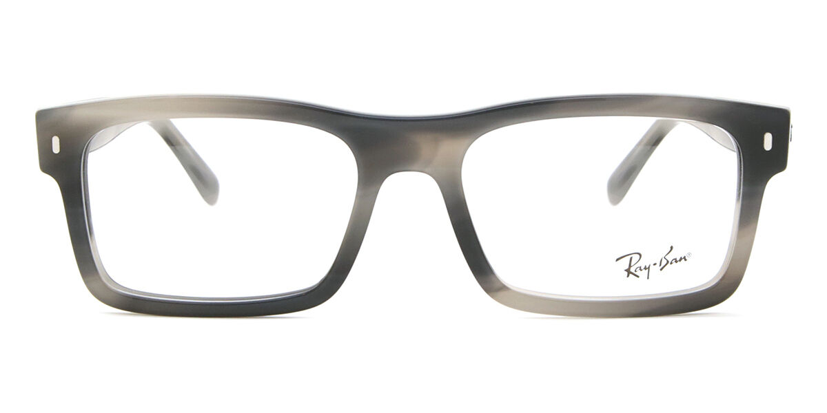 Ray-Ban RX5435F Asian Fit 2000 Rectangle Black Frame Eyeglasses