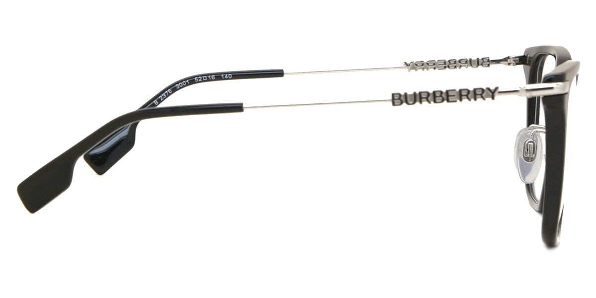 Burberry BE2376 ELIZABETH Asian Fit 3001 Square Black Frame