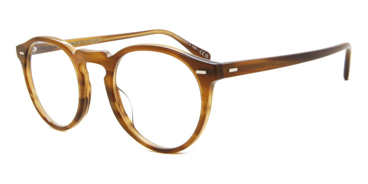 Oliver Peoples OV5186 Gregory Peck 1011 Oval Raintree Brown Horn