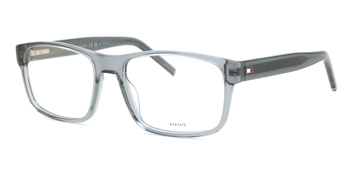 Tommy Hilfiger TH 1989 KB7 Rectangle Transparent Grey Frame Eyeglasses ...