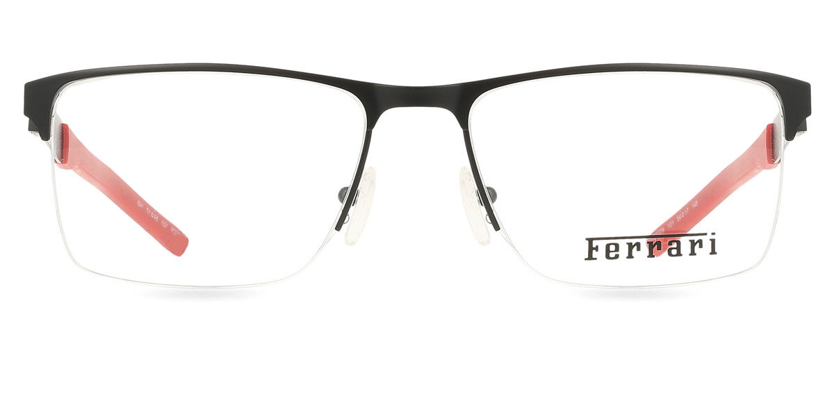 Ferrari Scuderia FZ7009 101 Rectangle Matte Black Frame Eyeglasses ...