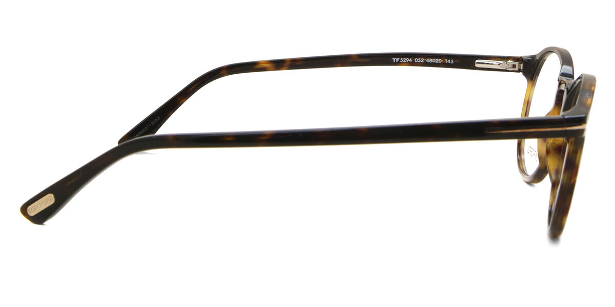 Tom Ford FT5294 052 Oval Dark Tortoise Frame Eyeglasses